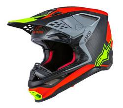 ALPINESTARS - ANAHEIM 1 M-10 HELMET RED/BLACK/YELLOW XS - Image 1