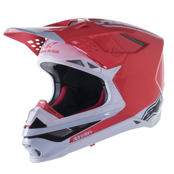 ALPINESTARS - S-M10 HELMET ANGEL LE BLACK/RED FLO/WHITE 2X - Image 1