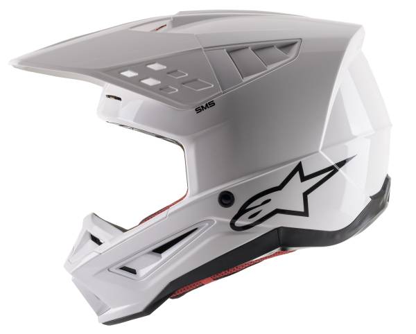 ALPINESTARS - S-M5 SOLID HELMET WHITE GLOSSY XS - Image 1