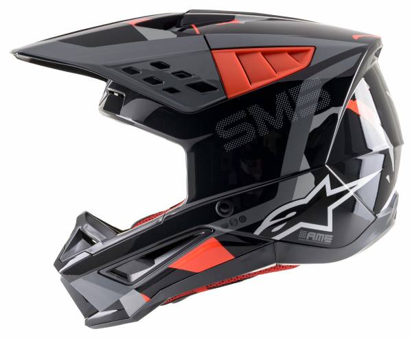 ALPINESTARS - S-M5 ROVER HELMET ANTHRACITE/RED FLUO/CAMO XS - Image 1