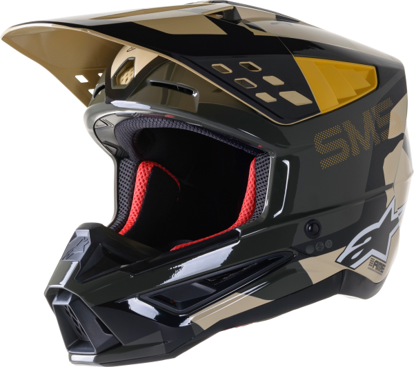 ALPINESTARS - S-M5 ROVER HELMET SAND/TANGERINE/CAMO XS - Image 1