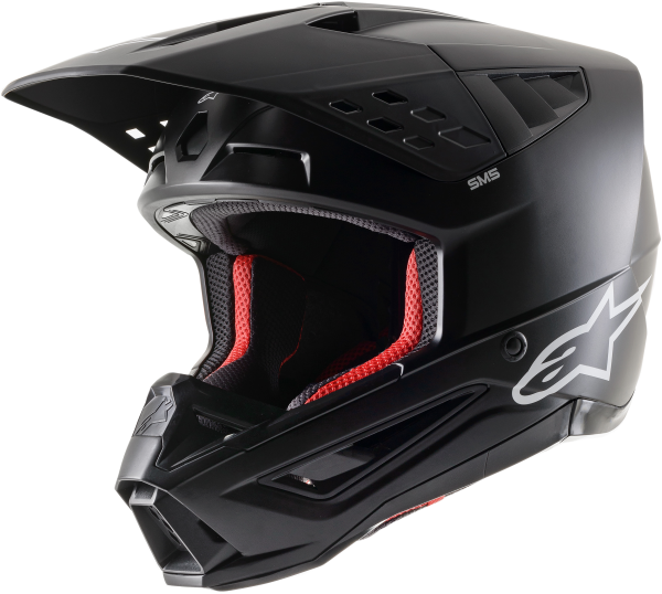 ALPINESTARS - S-M5 SOLID HELMET BLACK MATT XS - Image 1