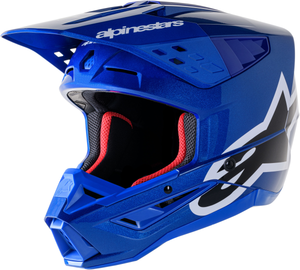 ALPINESTARS - S-M5 CORP HELMET BLUE GLOSSY XS - Image 1