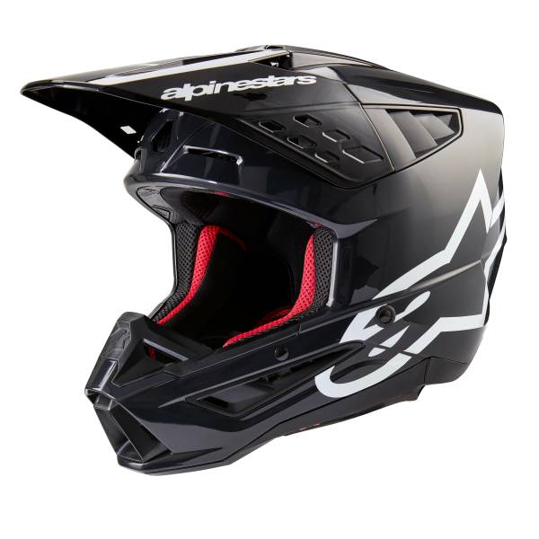 ALPINESTARS - S-M5 CORP HELMET DARK GREY GLOSSY XS - Image 1