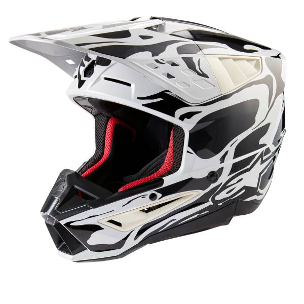 ALPINESTARS - S-M5 MINERAL HELMET COOL GREY/DARK GREY GLOSSY 2X - Image 1