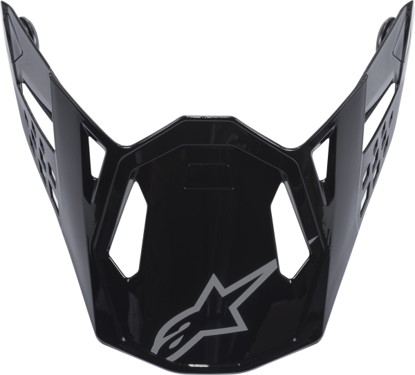 ALPINESTARS - S-M10 SOLID VISOR GLOSSY BLACK - Image 1