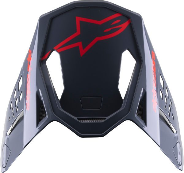 ALPINESTARS - S-M8 RADIUM 2 VISOR BLACK/NEON RED - Image 1