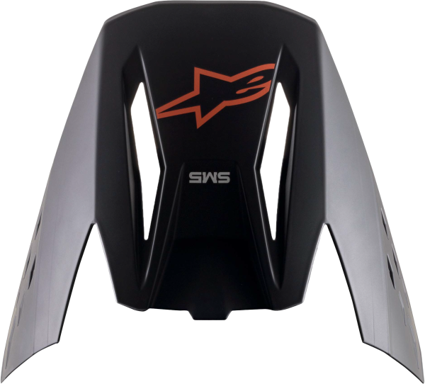 ALPINESTARS - VISOR S-M5 - COMPASS MATTE BLACK/ORANGE FLUO - Image 1