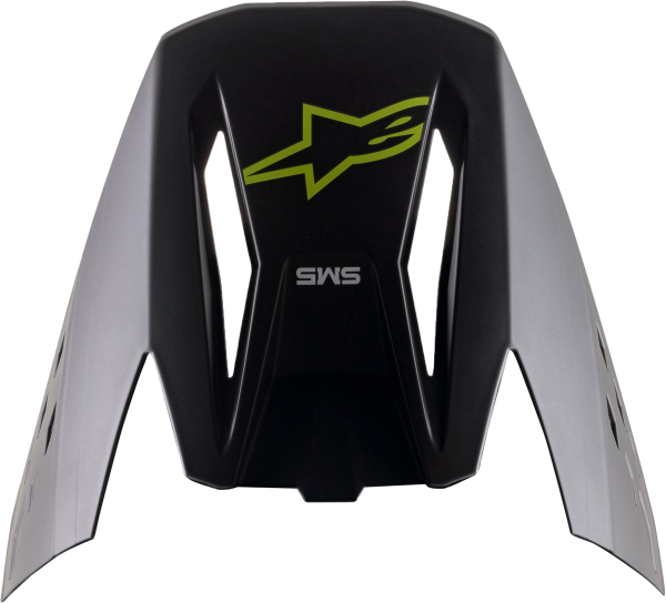 ALPINESTARS - VISOR S-M5 - COMPASS MATTE BLACK/YELLOW FLUO - Image 1