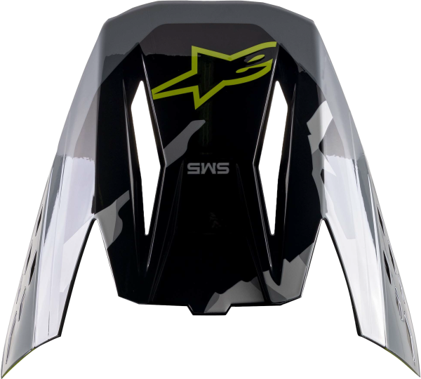 ALPINESTARS - VISOR S-M5 - ROVER YELLOW FLUO/GREY/CAMO - Image 1