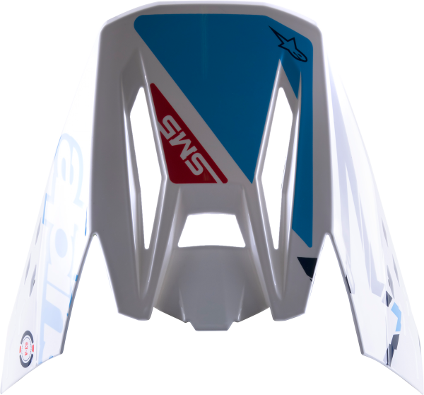 ALPINESTARS - S-M5 ACTION VISOR WHITE/CYAN/BLUE - Image 1