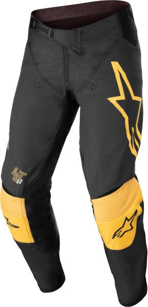 ALPINESTARS - TECHSTAR QUADRO PANTS BLACK/YELLOW/TANGERINE SZ 28 - Image 1