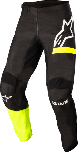 ALPINESTARS - FLUID CHASER PANTS BLACK/YELLOW FLUO SZ 28 - Image 1