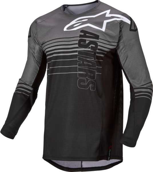 ALPINESTARS - TECHSTAR GRAPHITE JERSEY DARK GREYBLACK 2X - Image 1