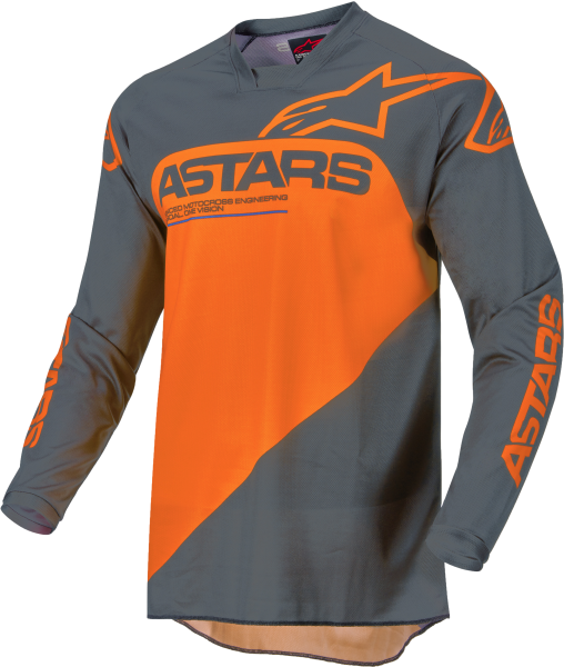 ALPINESTARS - RACER SUPERMATIC JERSEY ANTHRACITE/ORANGE 2X - Image 1