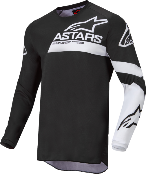 ALPINESTARS - FLUID CHASER JERSEY BLACK/WHITE 2X - Image 1