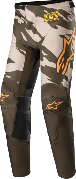 ALPINESTARS - YOUTH RACER TACTICAL PANTS MLTRY/SAND CAMO/TANGE SZ 22 - Image 1