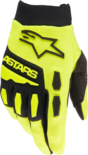 ALPINESTARS - FULL BORE GLOVES YELLOW FLUO/BLACK 2X - Image 1