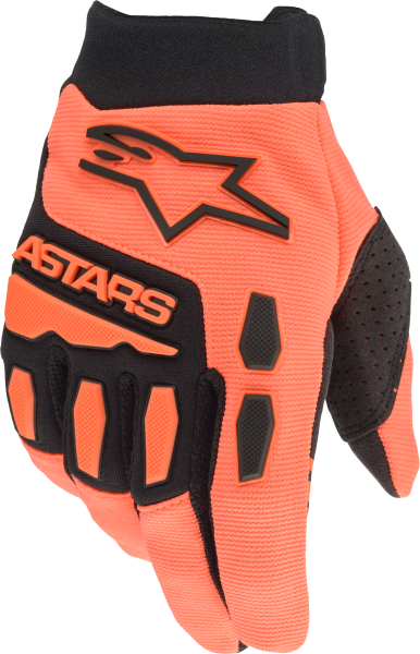 ALPINESTARS - YOUTH & KIDS FULL BORE GLOVES ORANGE/BLACK YL - Image 1