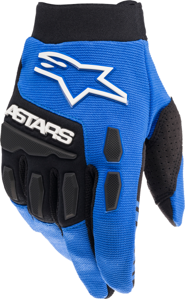 ALPINESTARS - YOUTH & KIDS FULL BORE GLOVES BLUE/BLACK Y2XS - Image 1