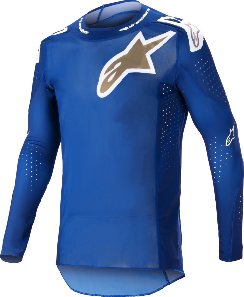 ALPINESTARS - SUPERTECH BRUIN JERSEY BLUE/BRUSHED GOLD 2X - Image 1