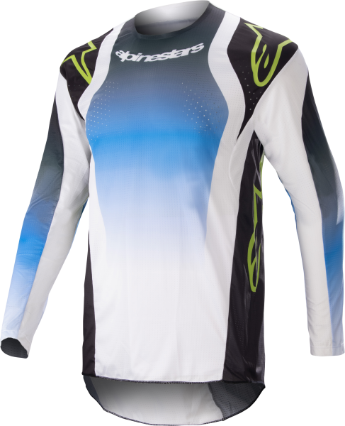 ALPINESTARS - TECHSTAR PUSH JERSEY NIGHTLIFE BLUE/WHITE 2X - Image 1