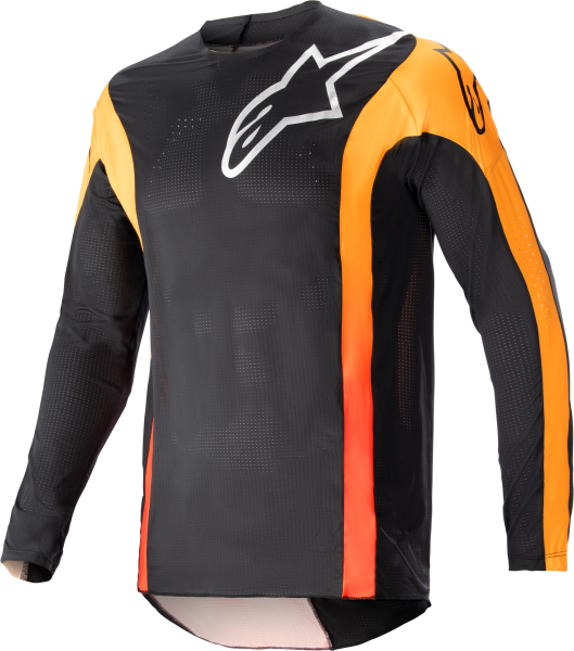 ALPINESTARS - TECHSTAR SEIN JERSEY BLACK/HOT ORANGE 2X - Image 1