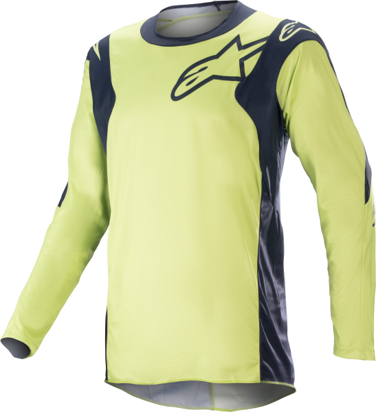 ALPINESTARS - RACER HOEN JERSEY NIGHT NAVY/FLOU GREEN 2X - Image 1