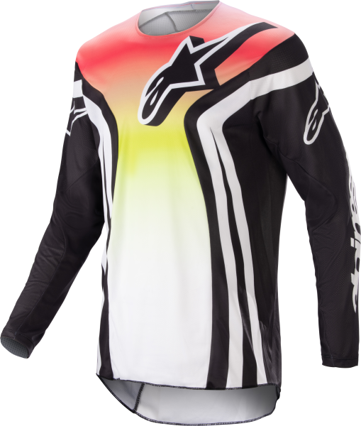 ALPINESTARS - RACER SEMI JERSEY BLACK/MULTI COLOR 2X - Image 1