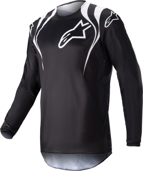 ALPINESTARS - FLUID NARIN JERSEY BLACK/WHITE 2X - Image 1