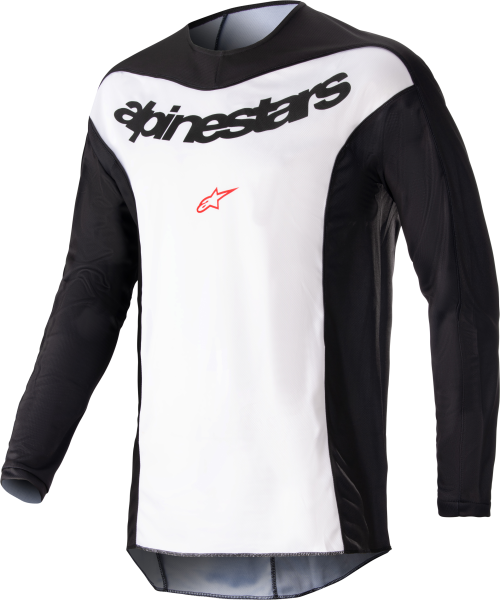 ALPINESTARS - FLUID LURV JERSEY BLACK/WHITE 2X - Image 1