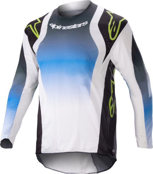 ALPINESTARS - YOUTH RACER PUSH JERSEY NIGHTLIFE BLUE/WHITE YL - Image 1