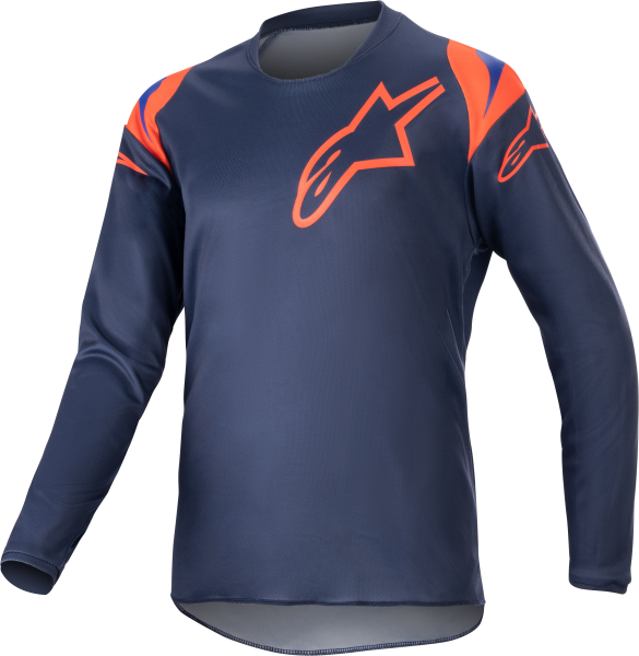 ALPINESTARS - YOUTH RACER NARIN JERSEY NIGHT NAVY/HOT ORANGE YL - Image 1