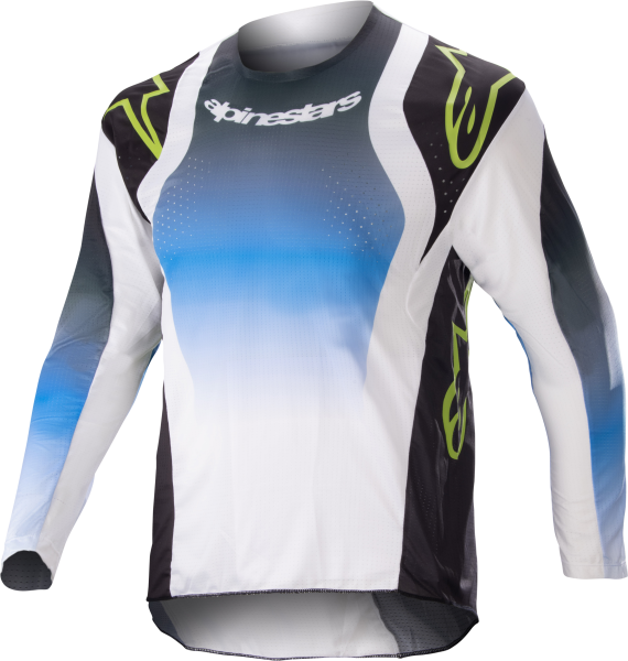 ALPINESTARS - KIDS RACER PUSH JERSEY NIGHTLIFE BLUE/WHITE 2XS - Image 1