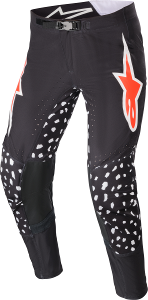 ALPINESTARS - SUPERTECH NORTH PANTS BLACK/NEON RED 28 - Image 1