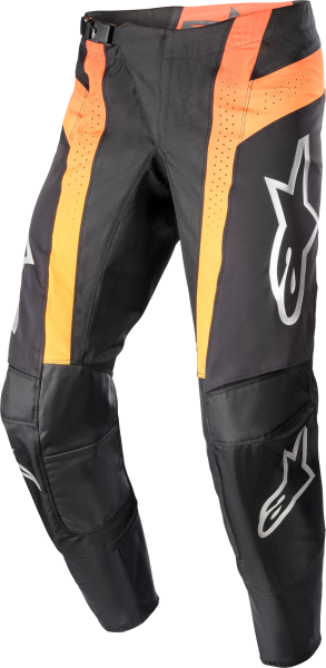 ALPINESTARS - TECHSTAR SEIN PANTS BLACK/HOT ORANGE 28 - Image 1