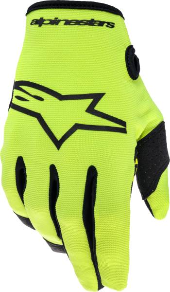 ALPINESTARS - YOUTH & KIDS RADAR GLOVES YELLOW FLUO/BLACK 2XS - Image 1