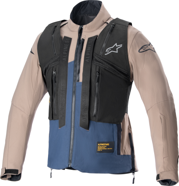 ALPINESTARS - TECHDURA JACKET FALCON BROWN/NIGHT NAVY 2X - Image 1