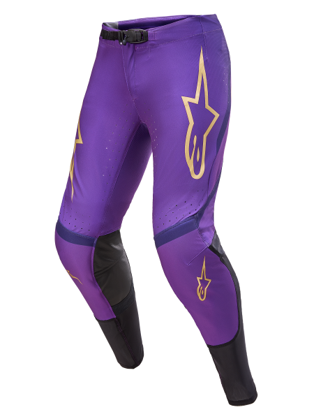 ALPINESTARS - SUPERTECH LE CHAMP PANTS ULTRAVIOLET/GOLD/BLACK SZ 32 - Image 1