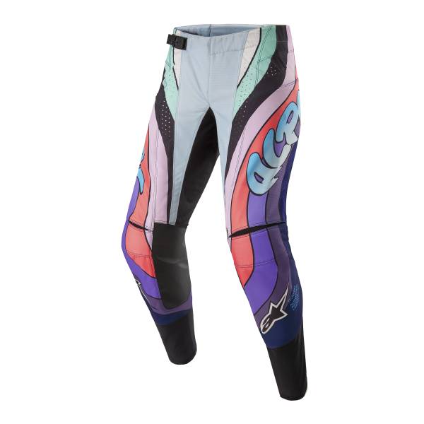 ALPINESTARS - TECHSTAR LE IMPERIAL PANTS DOUBLE PURPLE/BLUE/BLACK SZ 28 - Image 1