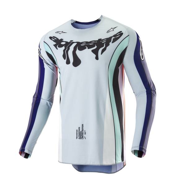 ALPINESTARS - TECHSTAR LE IMPERIAL JERSEY DOUBLE PURPLE/BLUE/BLACK 2X - Image 1