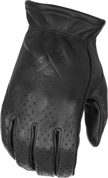 HIGHWAY 21 - LOUIE PERFORATED GLOVES BLACK 2X - Image 1