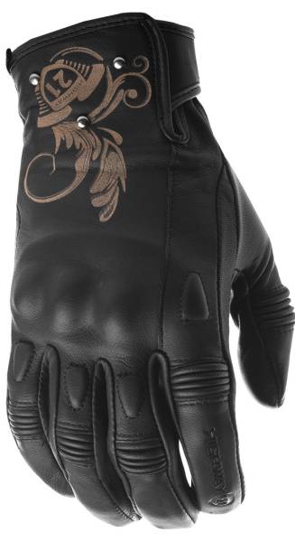 HIGHWAY 21 - WOMEN'S BLACK IVY GLOVES BLACK 2X - Image 1