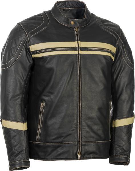 HIGHWAY 21 - MOTORDROME JACKET ANTIQUE BLACK 2X - Image 1