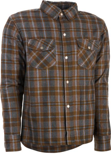 HIGHWAY 21 - MARKSMAN FLANNEL BROWN/TAN 2X - Image 1