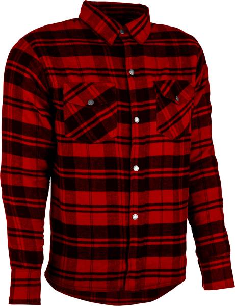 HIGHWAY 21 - MARKSMAN FLANNEL LE BLACK/RED 2X - Image 1