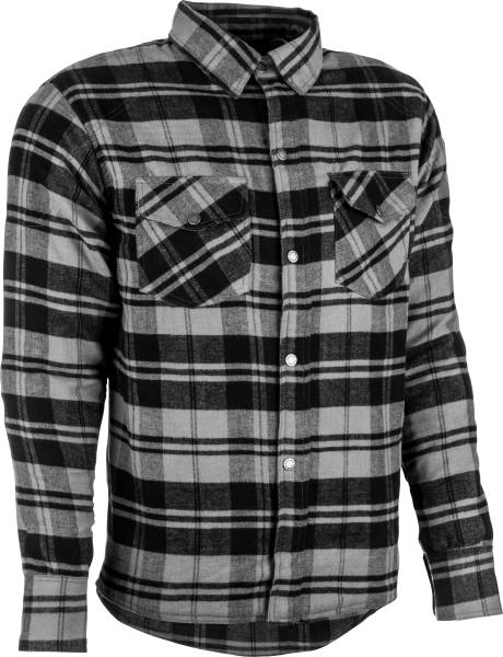 HIGHWAY 21 - MARKSMAN FLANNEL LE BLACK/GREY 2X - Image 1