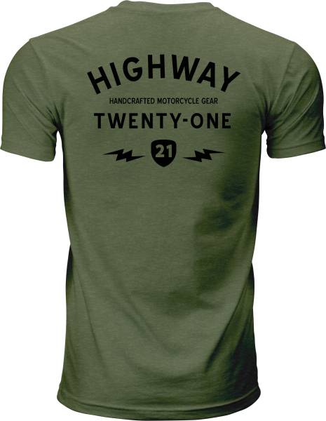 HIGHWAY 21 - HALLIWELL TEE GREEN 2X - Image 1