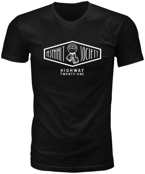 HIGHWAY 21 - ASPHALT SOCIETY TEE BLACK 2X - Image 1