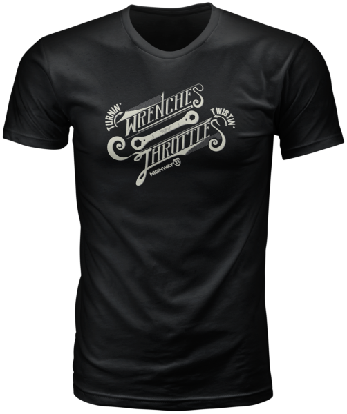 HIGHWAY 21 - THROTTLE TEE BLACK 2X - Image 1